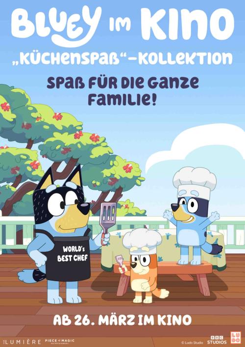 Bluey im Kino: K&uuml;chenspass-Kollektion